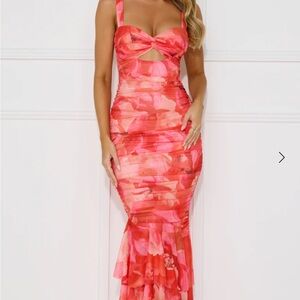 Hello Molly Fantasy Forest Mesh Maxi Dress